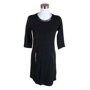 Unisex Taifun - Tricot dress, size 38 - Black (1)