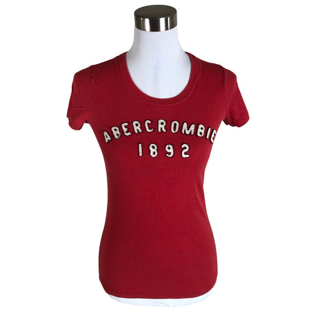 Unisex Abercrombie&Fitch - T-shirt, size 38 - Red ()