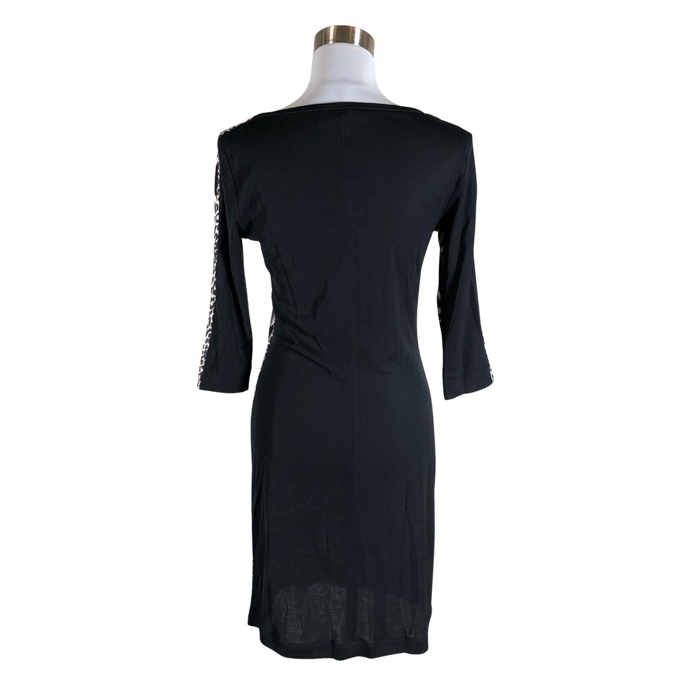 Unisex Marc Cain - Schiffon dress, size 40 - Black (2)