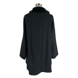 Unisex Aventura - Wool coat, size 38 - Black (2)