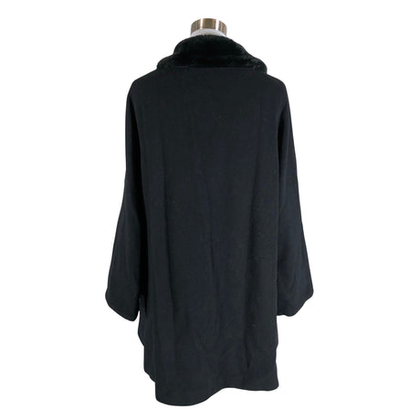 Unisex Aventura - Wool coat, size 38 - Black (2)