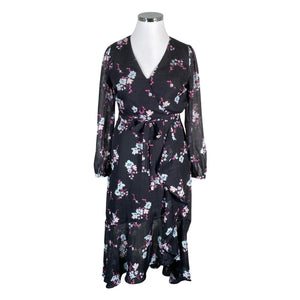 Unisex Banana Republic - Schiffon dress, size 42 - Black (1)