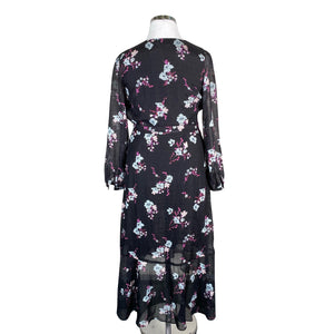 Unisex Banana Republic - Schiffon dress, size 42 - Black (2)