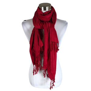 Unisex Pashmina - Scarf, size Maxi - Red (1)