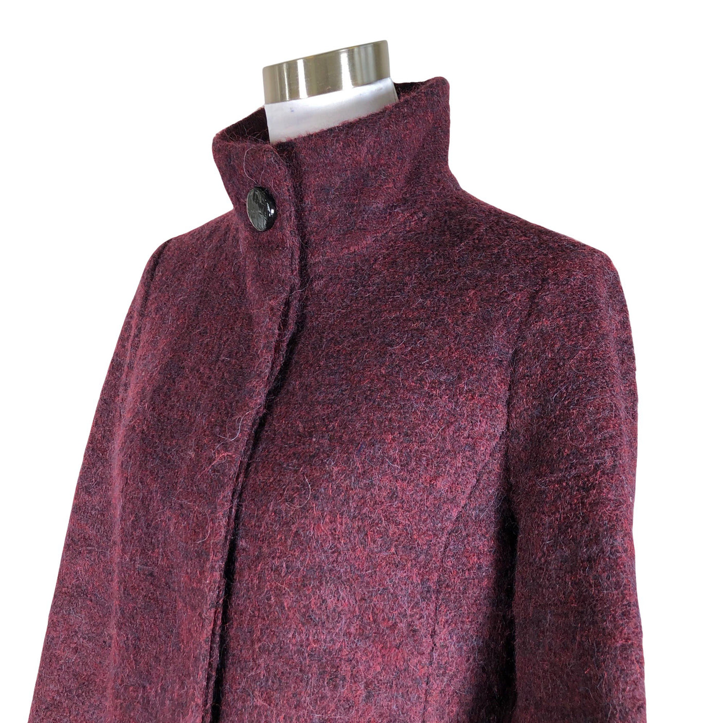 Unisex Ril's - Wool coat, size 38 - Wine red (3)