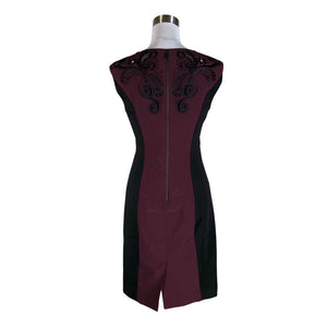 Unisex Karen Millen - Party dress, size 38 - Wine red (2)