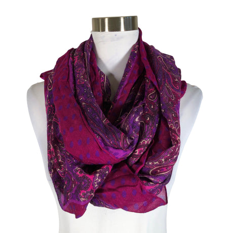 Unisex Esprit - Circle scarf, size Midi - Violet ()