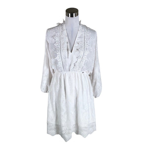 Unisex Guess - Schiffon dress, size 36 - White (1)