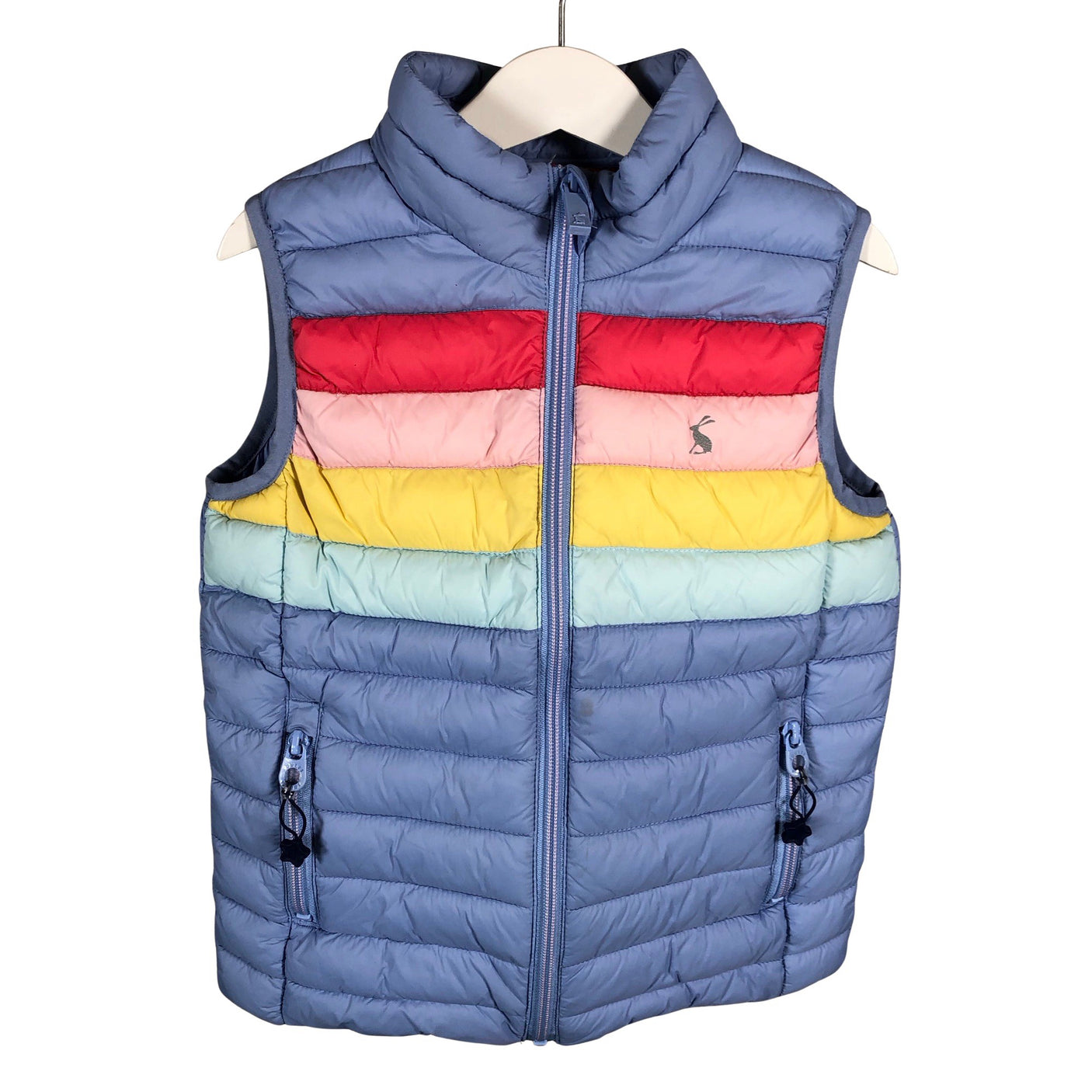 Unisex Joules - Winter vest, size 116 - 122 - Light blue (1)