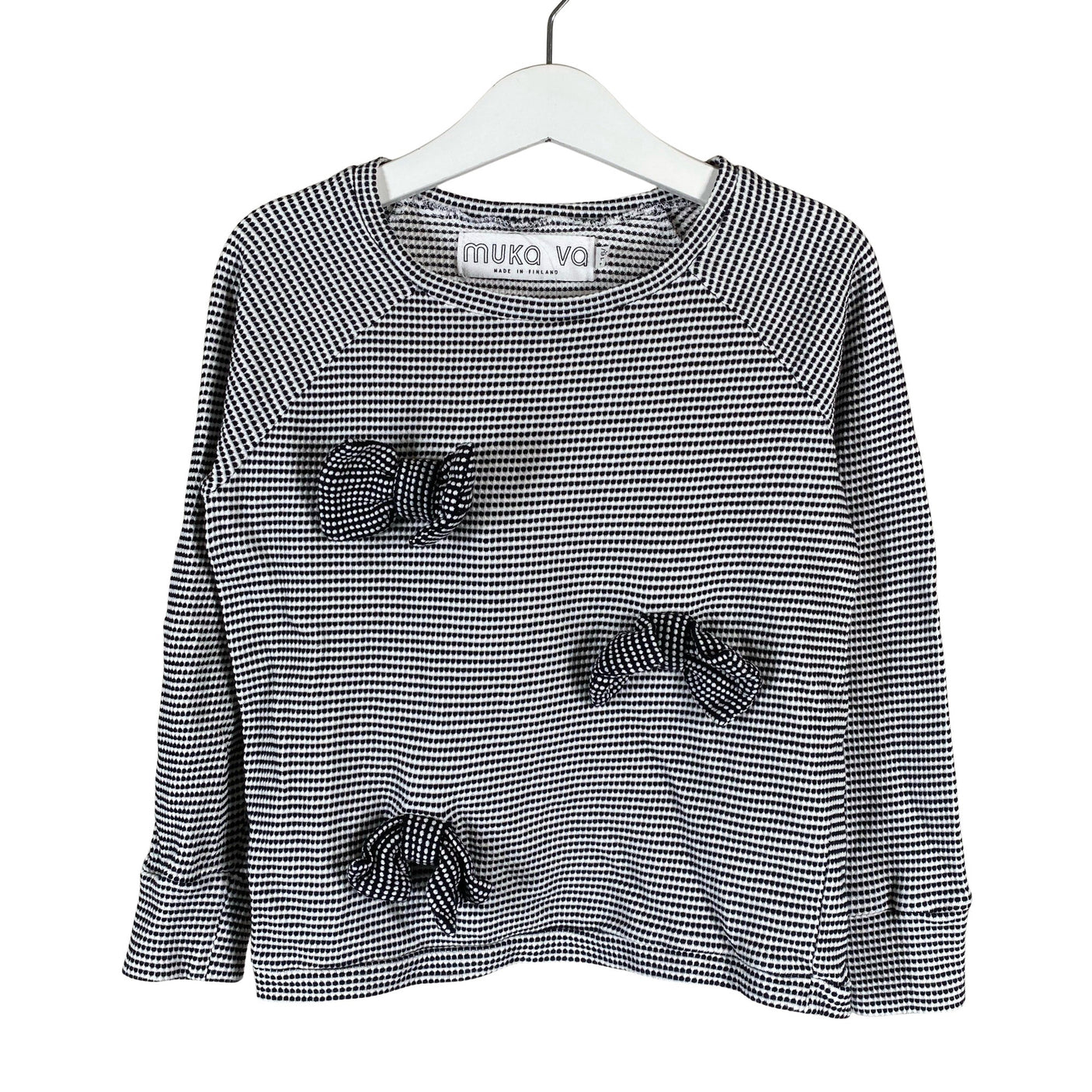 Unisex MUKA VA - Tricot shirt, size 116 - 122 - Black (1)