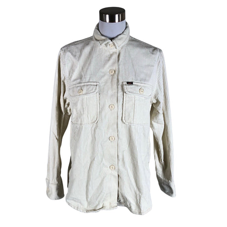 Unisex Lee - Flannel shirt, size 38 - Natural white ()