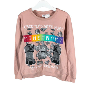 Unisex Name It - Sweatshirt, size 134 - 140 - Light pink (1)