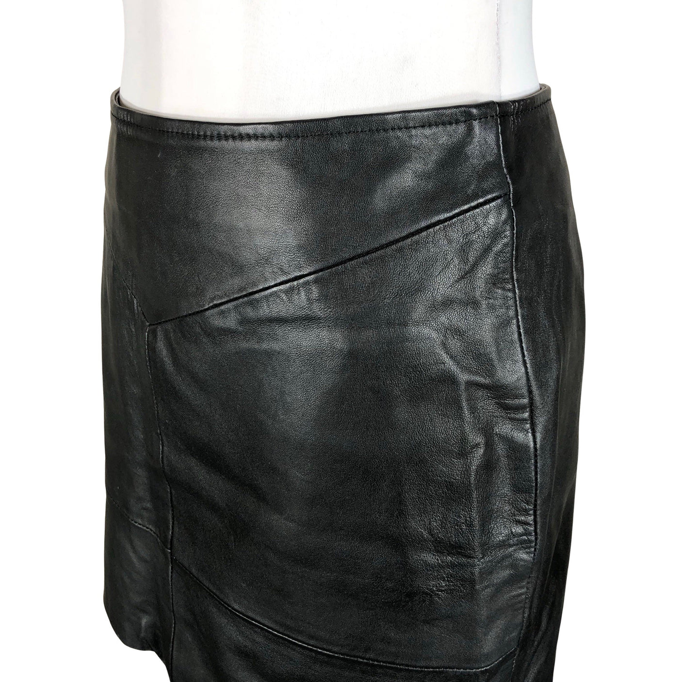 Unisex Urbancode - Leather skirt, size 36 - Black (3)