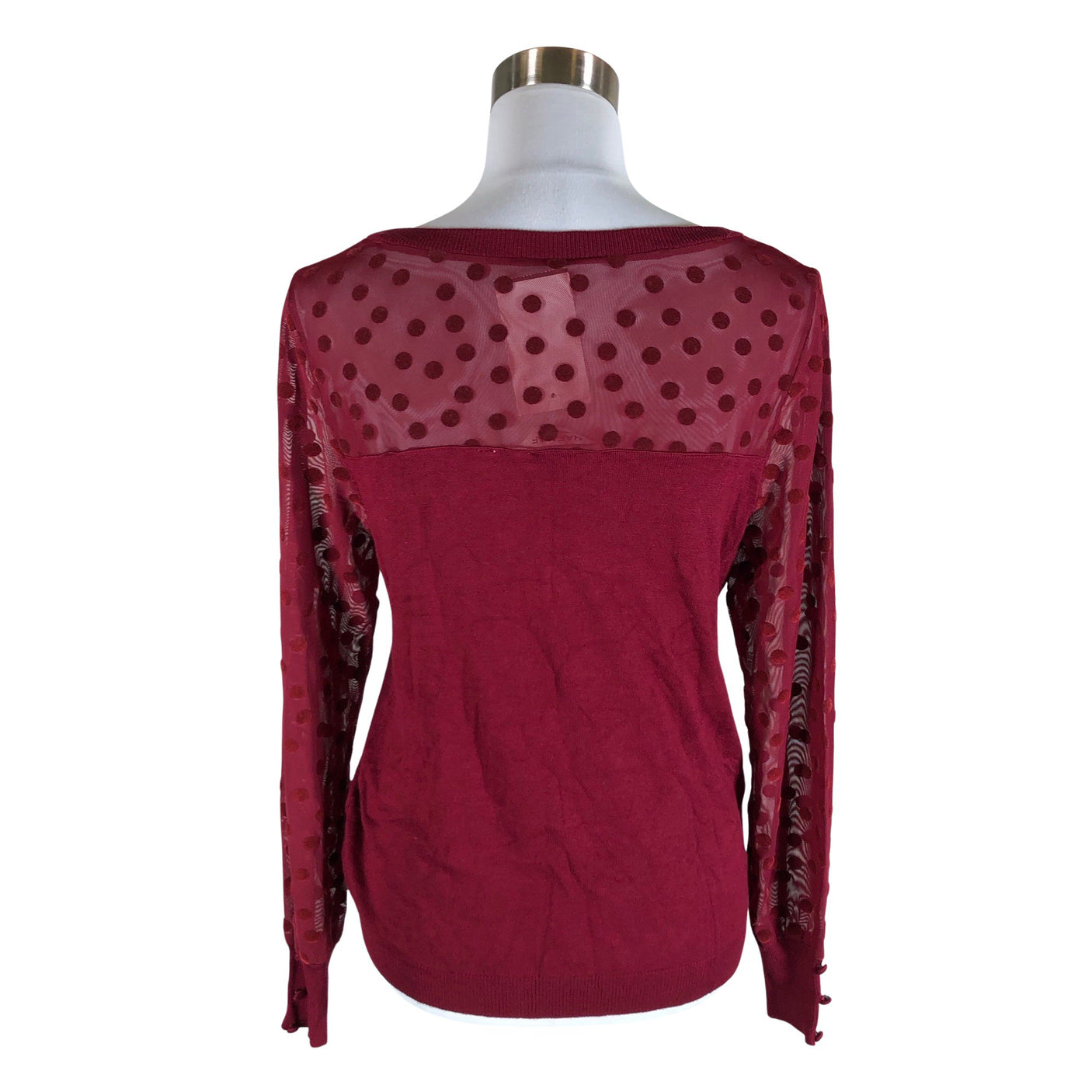 Unisex Naf Naf - Sweater, size 40 - Wine red (2)