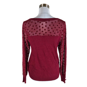 Unisex Naf Naf - Sweater, size 40 - Wine red (2)