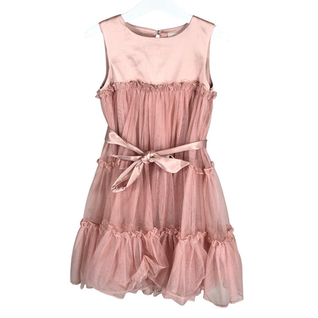 Unisex POMPdeLUX - Party dress, size 122 - 128 - Light pink ()