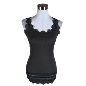 Unisex Rosemunde - Tricot tank top, size 34 - Gray (1)