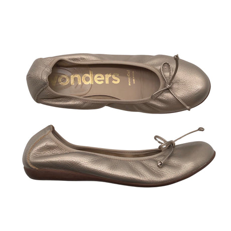 Unisex Wonders - Ballerinas, size 39 - Gold ()