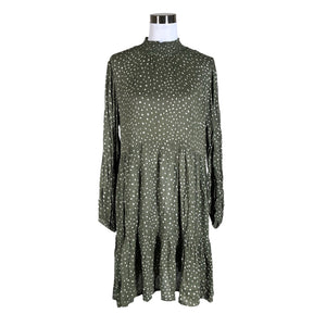 Unisex Kaffe - Schiffon dress, size 40 - Green (1)