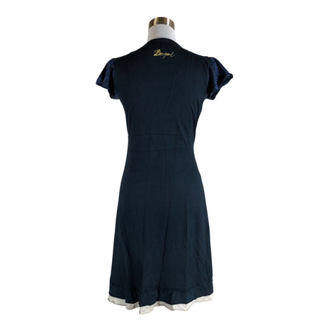 Unisex Desigual - Tricot dress, size 38 - Blue (2)
