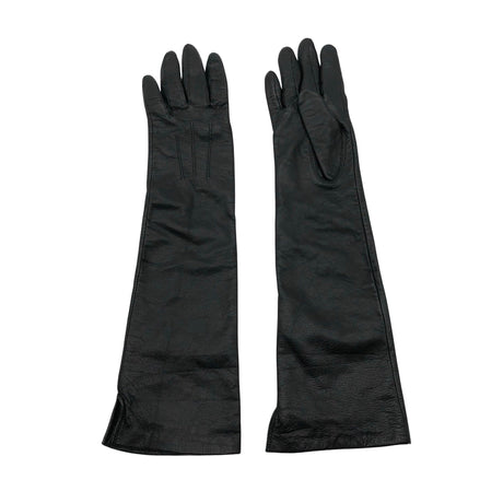 Unisex Global - Leather gloves, size No size - Black ()