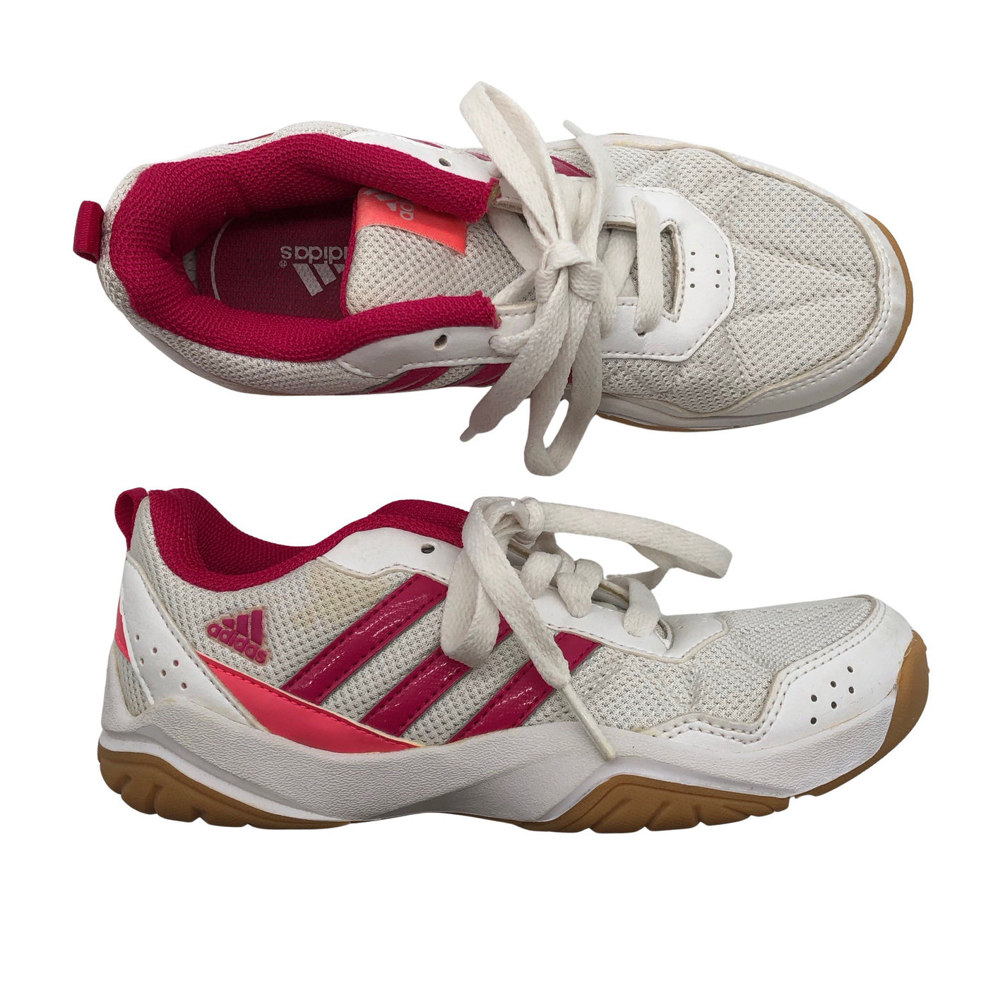 Unisex Adidas - Indoor sports shoes, size 33 - White (1)