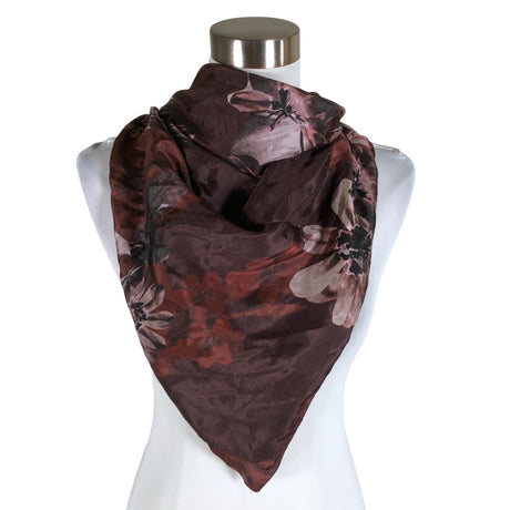Unisex Lasessor - Scarf, size Maxi - Wine red ()