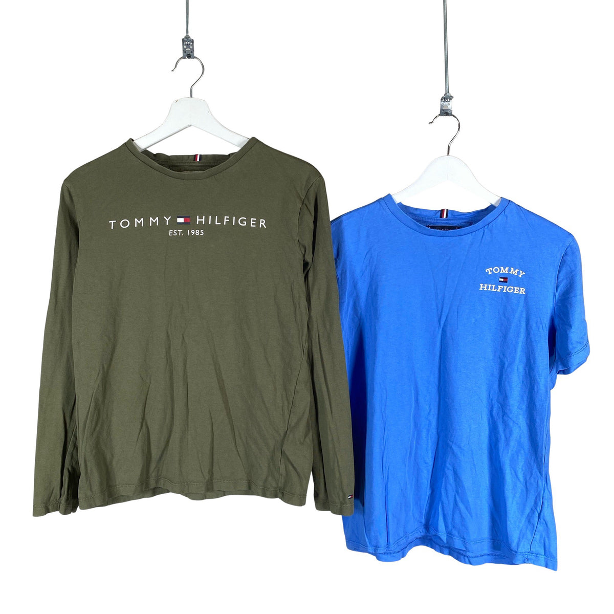Unisex Tommy Hilfiger - Tricot shirt, size 170 - 176 - Green (1)