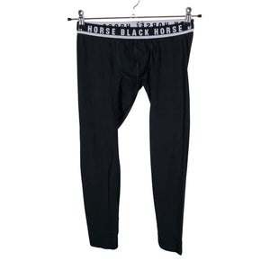 Unisex Black Horse - Thermal pants, size S - Black (1)
