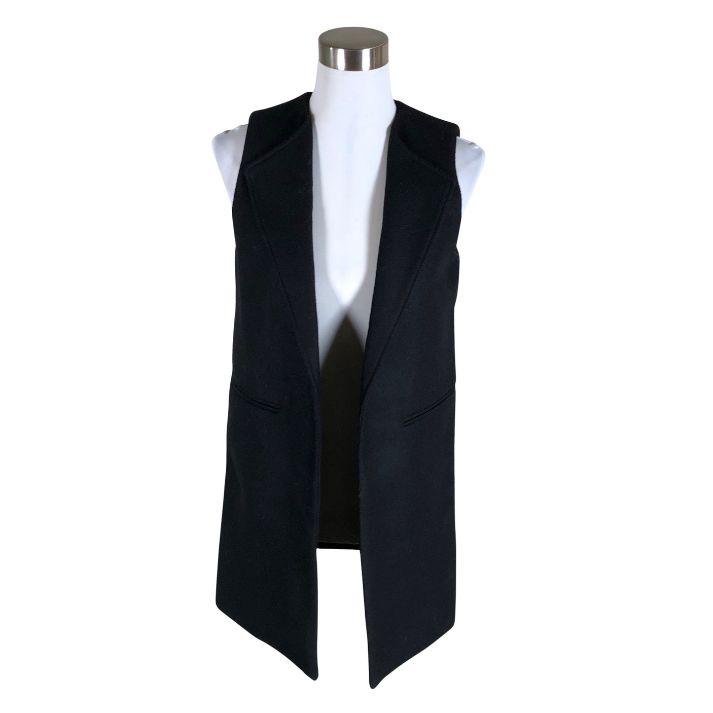 Unisex Massimo Dutti - Vest, size 34 - Black (1)