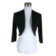 Unisex Femme - Tricot bolero, size 36 - Black ()