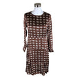 Unisex LaSalle - Schiffon dress, size 38 - Brown ()