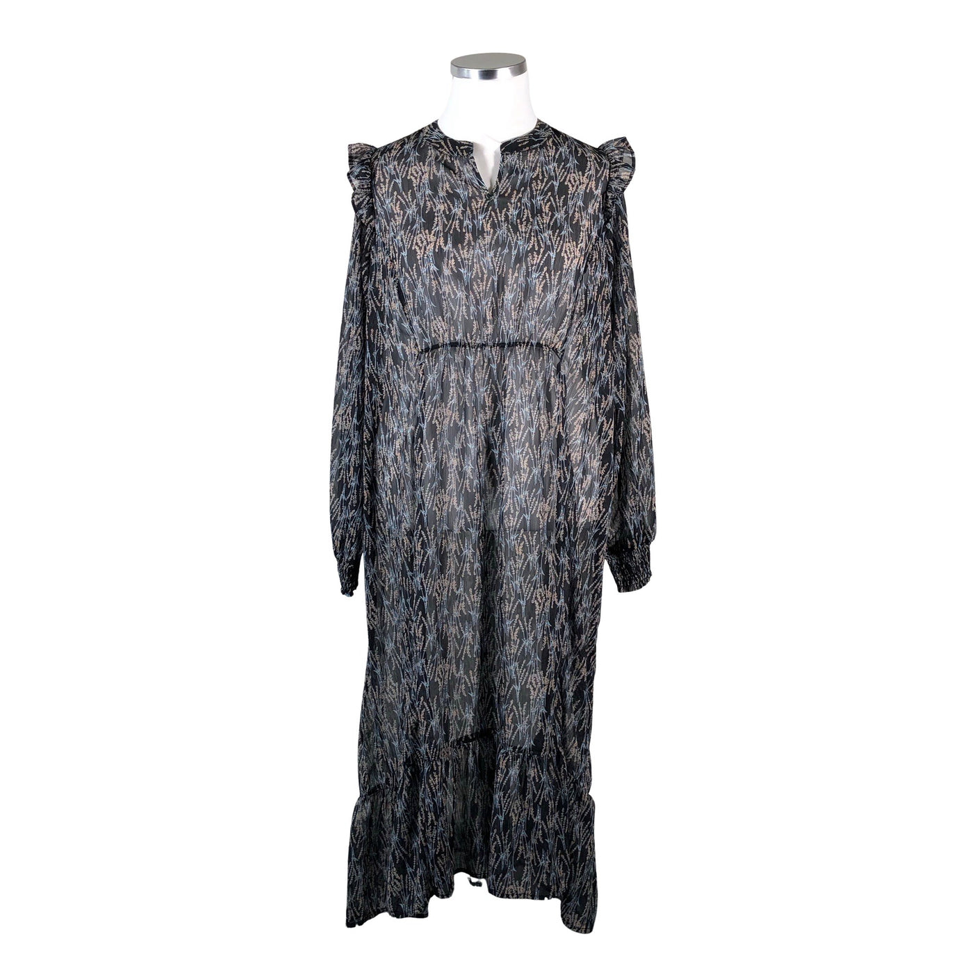 Unisex Zhenzi - Schiffon dress, size 46 - Gray (1)