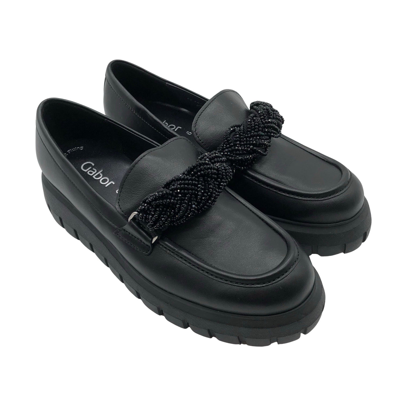 Unisex Gabor - Loafers, size 39 - Black (3)