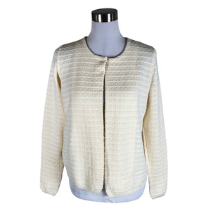 Unisex Kaino - Cardigan, size 38 - Natural white (1)