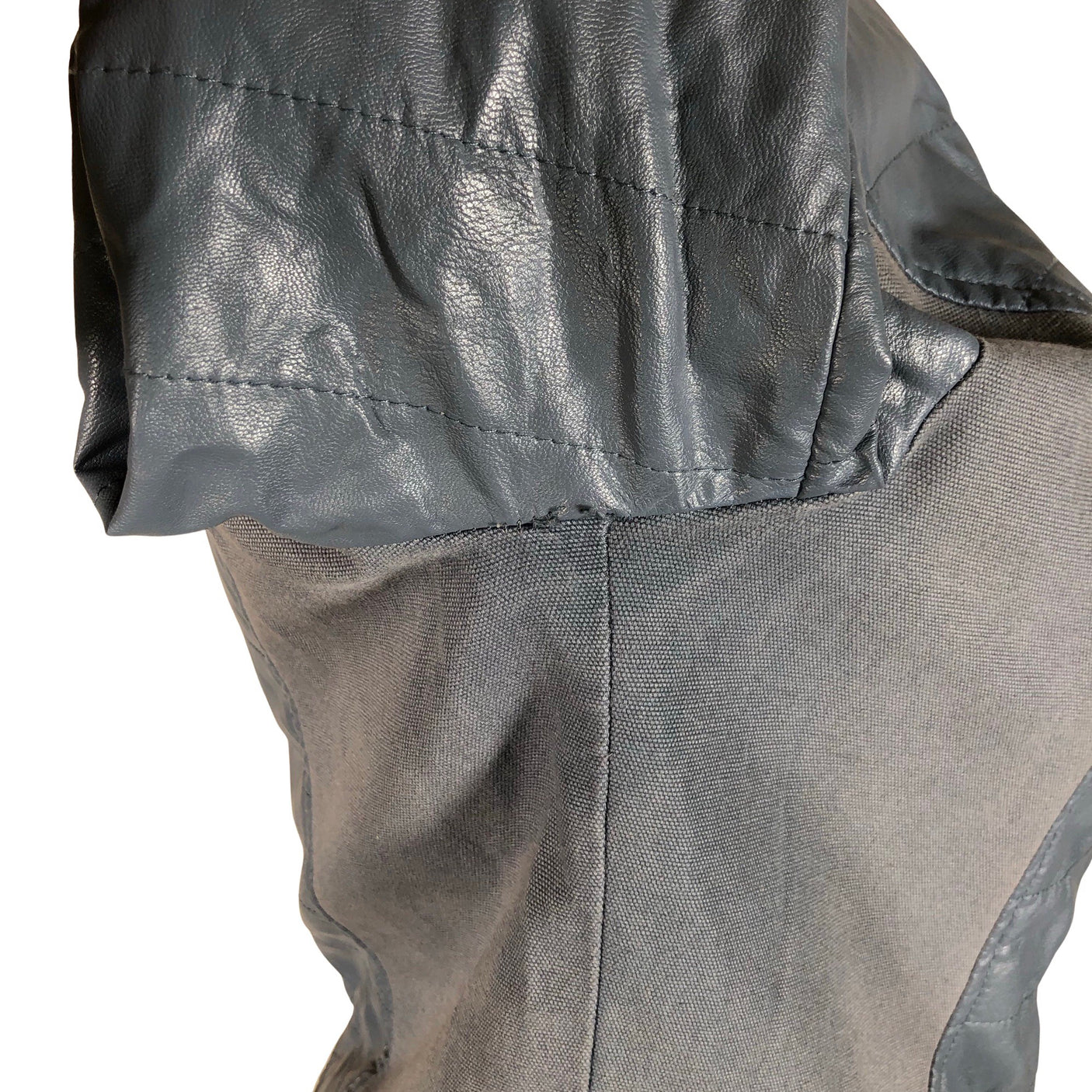 Unisex Friendtex - Leather jacket, size 38 - Light blue (3)