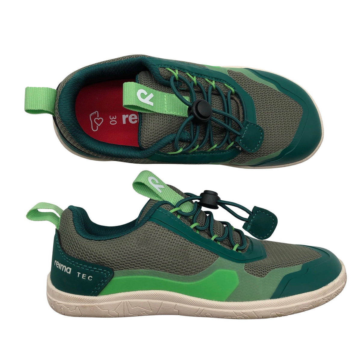 Unisex Reimatec - Casual sneakers, size 30 - Green (1)