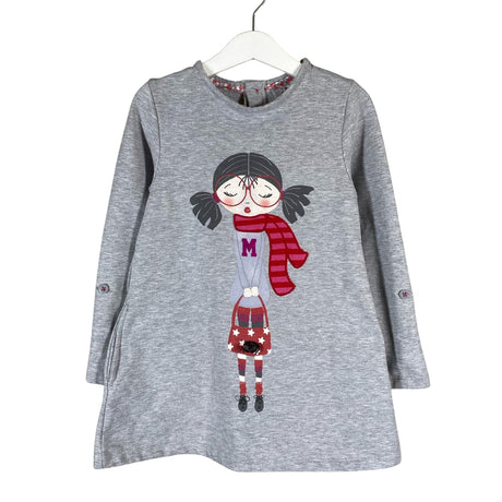 Unisex Mayoral - Sweatshirt dress, size 116 - 122 - Gray ()