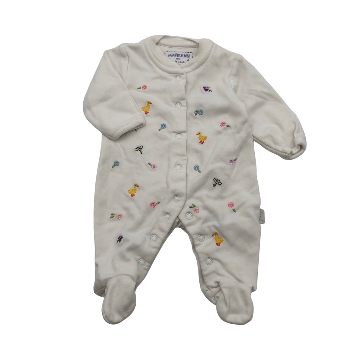 Unisex JoJo Maman Bébé - Romper, size 56 - 62 - White (1)