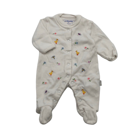 Unisex JoJo Maman Bébé - Romper, size 56 - 62 - White ()