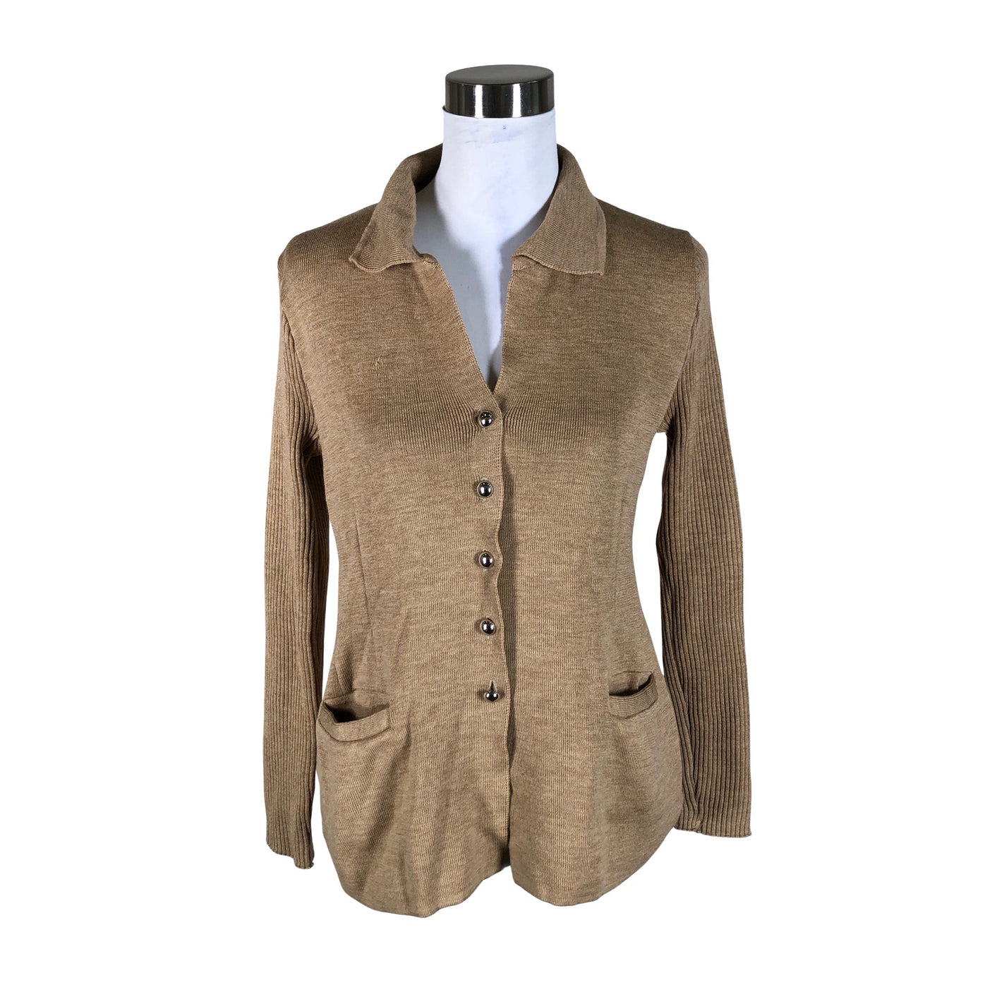 Unisex Muotikuu - Cardigan, size 36 - Brown (1)