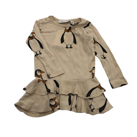 Unisex Mini Rodini - Tricot dress, size 68 - 74 - Beige ()