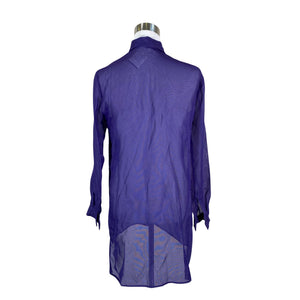 Unisex Versace Collection - Schiffon tunic, size 38 - Violet (2)