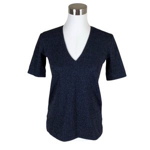 Unisex by Malene Birger - Party shirt, size 36 - Blue (1)