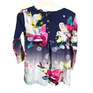 Unisex Baker by Ted Baker - Tricot dress, size 98 - 104 - Blue (2)