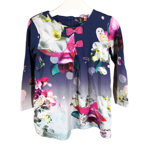 Unisex Baker by Ted Baker - Tricot dress, size 98 - 104 - Blue (1)