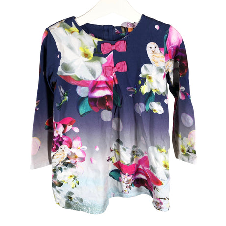 Unisex Baker by Ted Baker - Tricot dress, size 98 - 104 - Blue ()