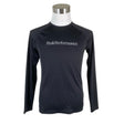 Unisex Peak Performance - Sports shirt, long sleeve, size L - Black ()