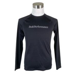 Unisex Peak Performance - Sports shirt, long sleeve, size L - Black (1)