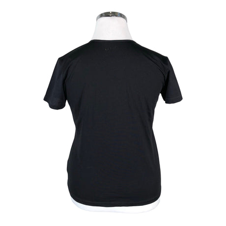 Unisex Casall - Sports shirt, short sleeve, size 42 - Black (2)